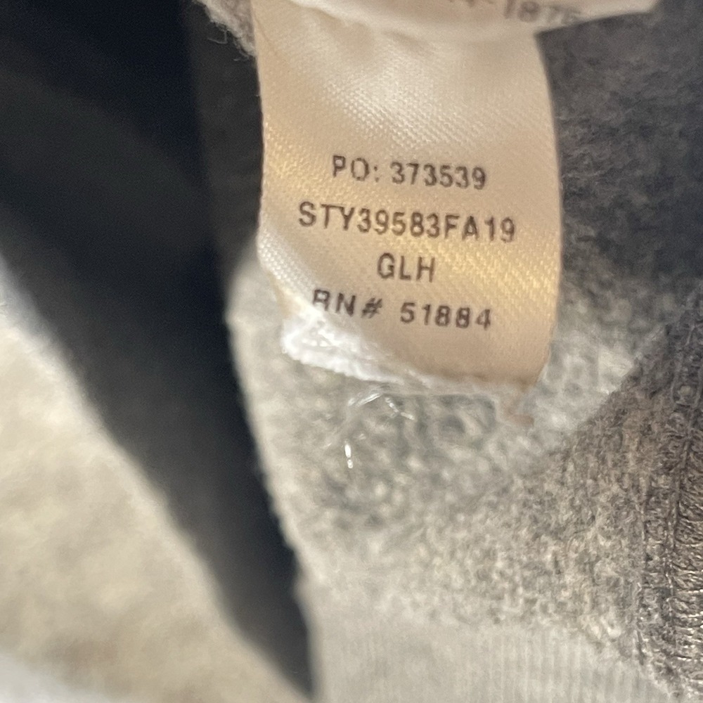 Patagonia Uprisal Hoodie Men Medium Gray P-6 Horizons Logo Pullover Sweatshirt - Picture 8 of 12
